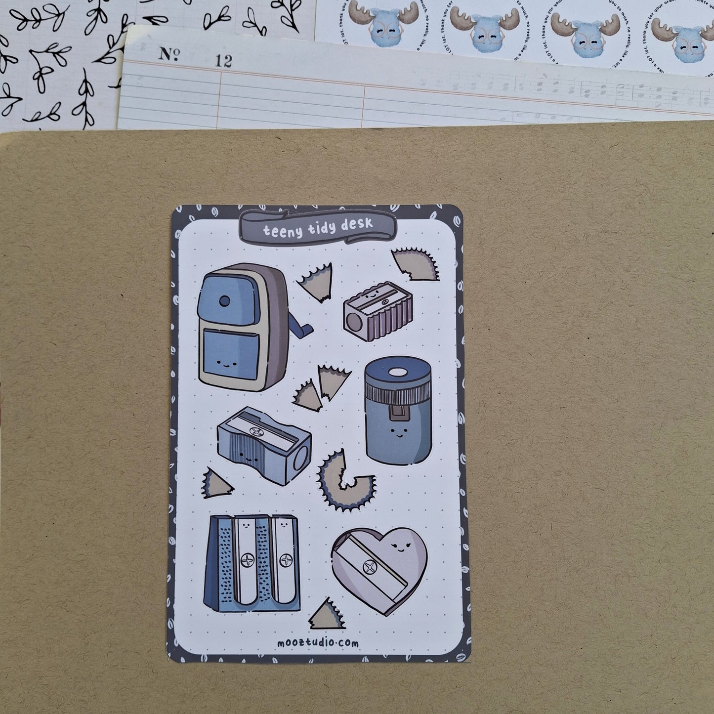 Sticker Sheet: Teeny Tidy Sharpeners