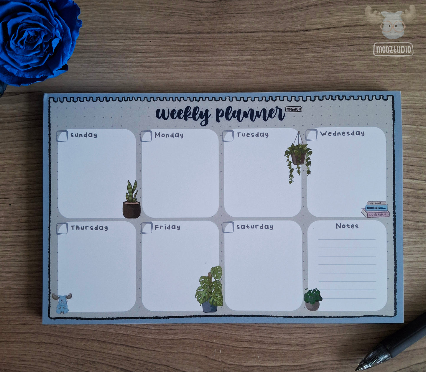 Planner Notepad: Botanical Theme