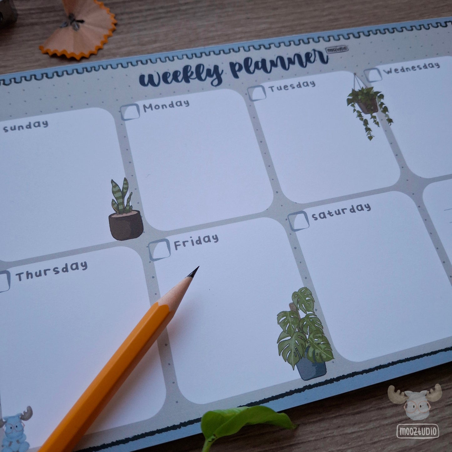 Planner Notepad: Botanical Theme