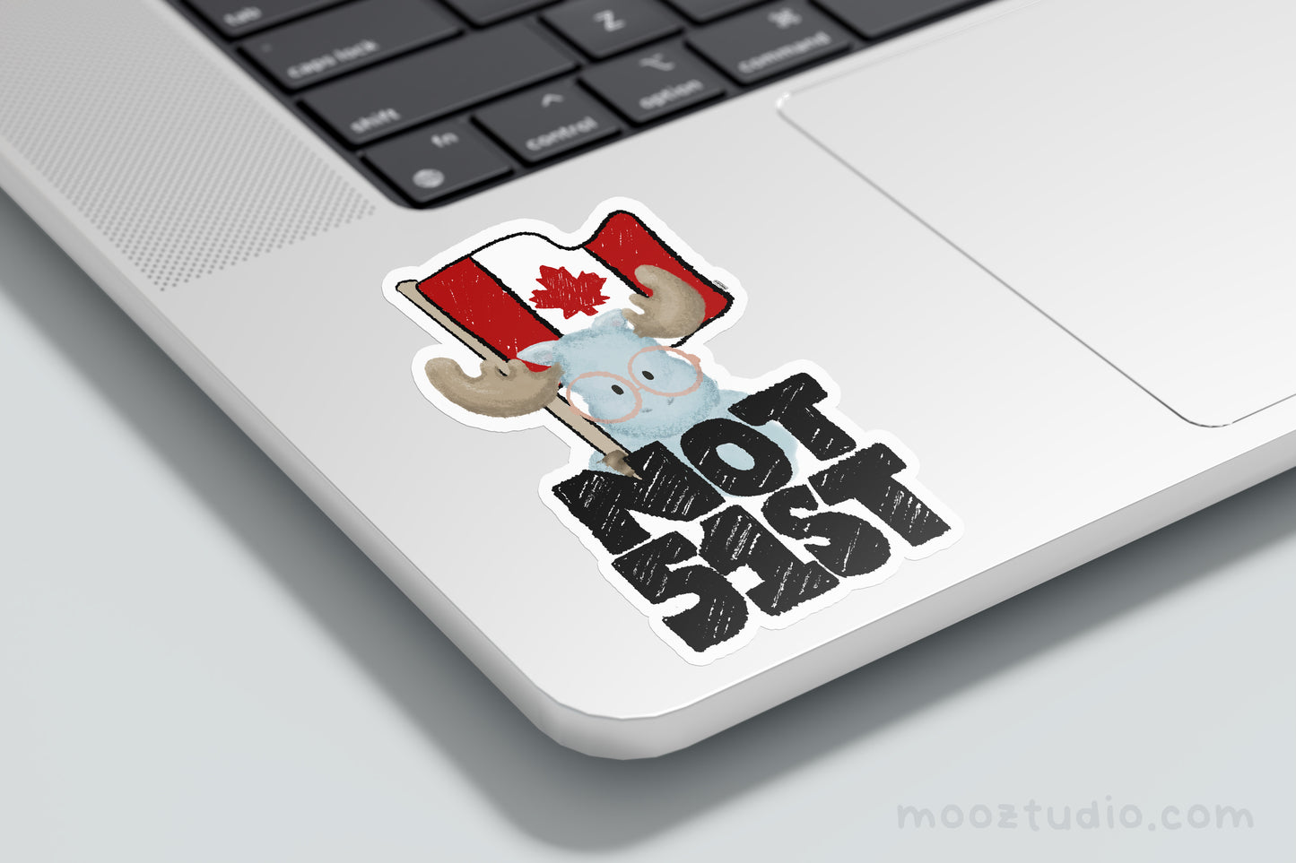 Sticker: Not 51st, Proudly Canadian