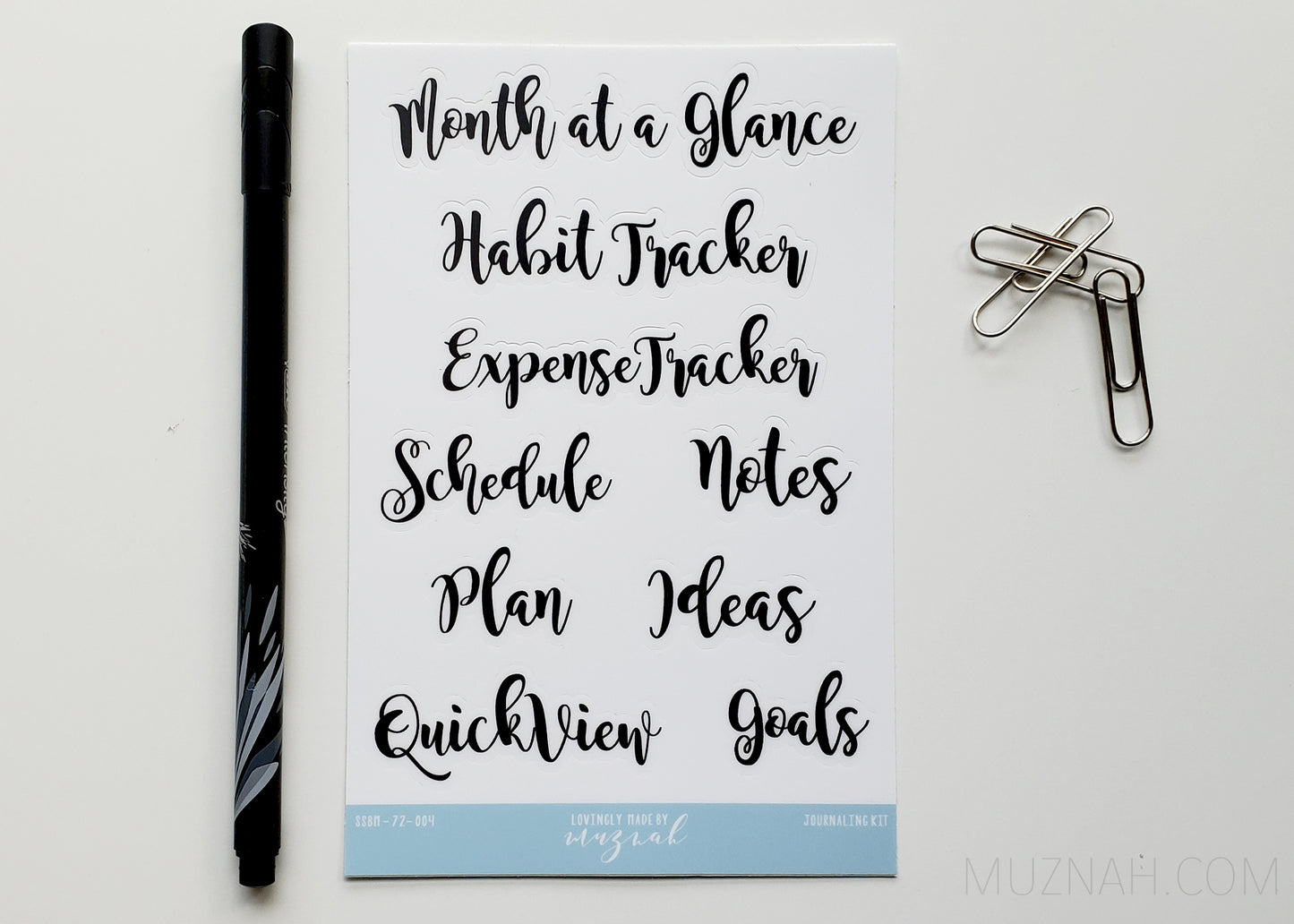Stickers: Journaling, Planner Labels