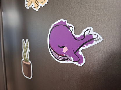 Magnet: Purple Whale