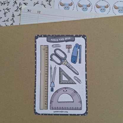 Sticker Sheet: Teeny Tidy Stationery