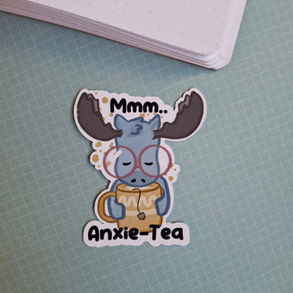 Sticker: Anxiety, Relatable Moose