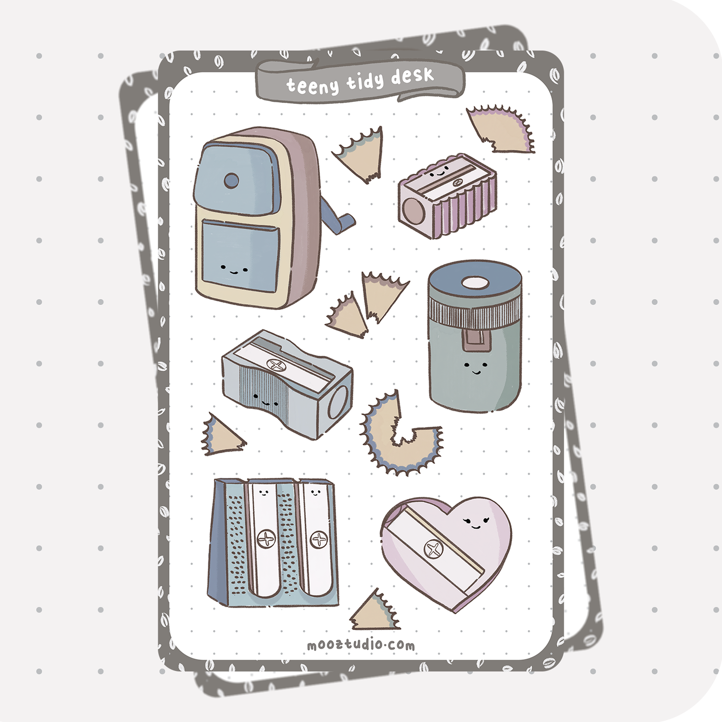 Sticker Sheet: Teeny Tidy Sharpeners