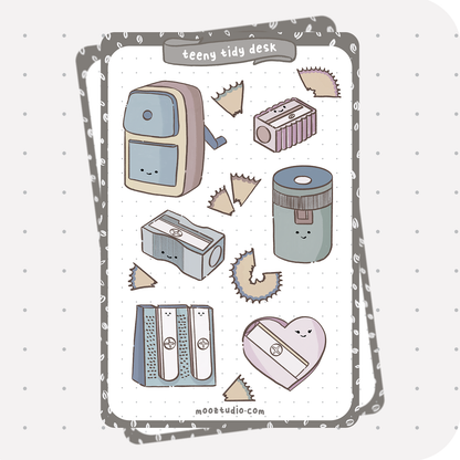 Sticker Sheet: Teeny Tidy Sharpeners