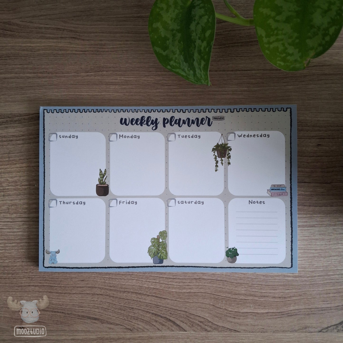 Planner Notepad: Botanical Theme