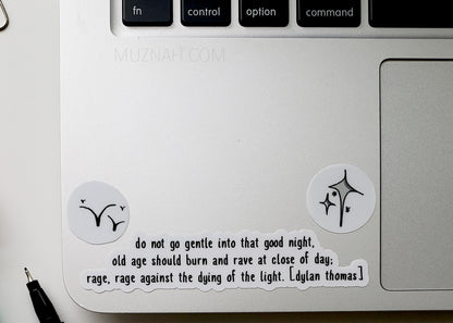 Sticker Sheet: Into the Night
