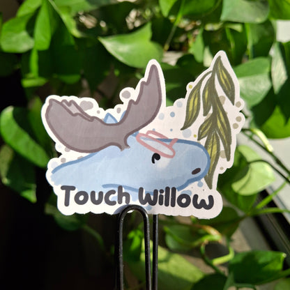 Sticker: Touch Grass, Relatable Moose